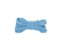 Stringa 1 paio di scarpe con lacci piatto doppio Hollow tessuto 100-160CM all'aperto per il tempo libero merletto 26 colori, azzurro, 120 centimetri
