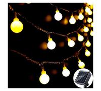 Stringa a luce solare all'aperto 60 PORTATO, luce solare fata, 8 modelli impermeabili a terra solare, casa, cortile, festa, vacanza, natale, decorazione (bianco caldo) illuminazione da giardino