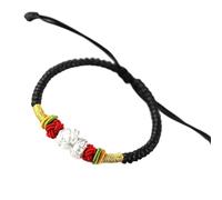 Stringa a mano, bracciale perle Bracciale a corda 1pc Bracciale pixiu Sterling in argento pi yao bracciale amuleto bracciale addominale per le donne uomini scongiuri per gli spiriti malvagi talisman