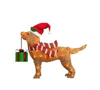 Stringa acrilica colorata della luce del cane del LED 20x35cm acrilico | LED colorati vivaci, design acrilico piatto, dimensioni 20 x 35 cm, display festivo per le vacanze, decorazione gioiosa del