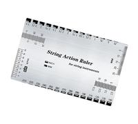 Stringa Action Righello Gauge Fret Leveling Guide Strumento di misurazione dell'altezza Set Up Righello d'azione