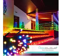 Luci decorative smart - smart strings stringa di 200 luci decorative smart a led rgb-ic wi-fi+bluetooth 20m