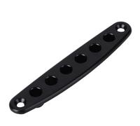 Stringa di Chitarra Bloccante Corda di Chitarra Attraverso la Piastra in Lega di Zinco a Montaggio di Porri di Bassi Elettrici (GOLD) (BLACK)
