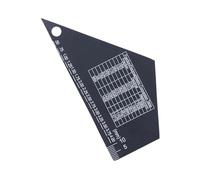 Stringa di Chitarra Calibro Righello in Acciaio Inossidabile in Acciaio Elettrico Stringa Altezza Rigide Strumenti Luther Luthier con Scala Chiara per il Basso di Chitarra