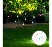 Stringa di luci a lanterna rossa da 2 pezzi per festival di Luci a