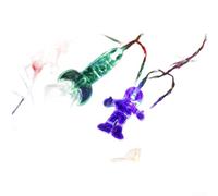 Stringa di luci a LED con astronauta spaziale e forme di razzo | Cosmic Burst Ball - Ghirlanda luminosa per la stanza dei bambini, alimentata a batteria, con diverse modalità