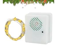 Stringa di luci a LED da 10 m, decorazione natalizia con rilevamento della musica, decorazione per la casa per Halloween, matrimonio, soggiorno, scale, camera da letto, albero delle vacanze