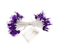 Stringa di Luci per Halloween con Ragno Viola da 20/40 LED, Luci a Sospensione Decorative da 3/6 M Luci a Sospensione Impermeabili, Lampeggianti e Decorative con Guscio per (Tipo