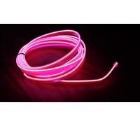 Stringa EL Striscia Neon Led Rosa 5 Metri Flessibile Tagliabile Luce Decorativa