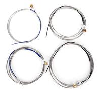 Stringa in Filo in Acciaio a Doppio Basso, Suono Dolce Dolce, 4 Stringhe/set, Installazione Facile, per Accessorio Musicale Professionale con estremità Nichelate Placcate