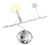 Stringa LED 10 campanelli stelle bianco caldo IP20 batteria timer - Goobay I-LED-CHAIN10BELLS