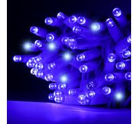 Stringa luminosa 10 metri 100LED Blu con flash Bianco Ghiaccio IP44 per esterno [EEK: A+]