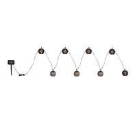 Stringa luminosa a LED per esterno luci da giardino effetto fuoco nero L 410 cm