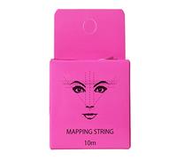 Stringa pre-inchiostrata per microblading per posizionamento simmetrico delle sopracciglia misura 10 metri/scatola rosa per mappatura delle sopracciglia filo pre-inchiostrato