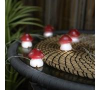 Stringa Solare Luci LED Luce Decorativa Figura Amanita Esterno Giardino Lampada