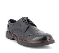 Stringate eleganti fondo gomma Igi&co 4600922 pelle nera Made in Italy SCONTO