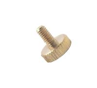 Stringere a mano la vite 2 viti a testa zigrinata in ottone da 8 mm a 25, resistenti, con serraggio manuale, piatta, for illuminazione hardware(10MM*M5)