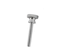Stringere a mano la vite 5 viti a testa zigrinata in acciaio inossidabile, passo filettatura 0,7/0,8/1 mm, regolazione manuale, for case del computer(M4x25mm)