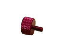 Stringere a mano la vite 5 viti a testa zigrinata M4/M5/M6, affidabili in alluminio colorate con, for elettronica(Red,12MM*M4)