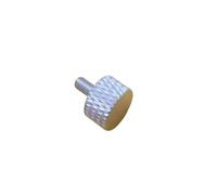 Stringere a mano la vite 5 viti a testa zigrinata M4/M5/M6, affidabili in alluminio colorate con, for elettronica(Sliver,20MM*M4)