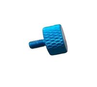 Stringere a mano la vite 5 viti a testa zigrinata M4/M5/M6, affidabili in alluminio colorate con, for elettronica(Light blue,16MM*M5)