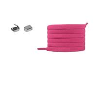 Stringhe elastici senza nodi - Stringhe piatti a regolazione rapida for scarpe da ginnastica e casual - Design universale(Rose red)