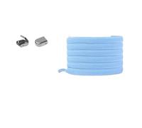 Stringhe elastici senza nodi - Stringhe piatti a regolazione rapida for scarpe da ginnastica e casual - Design universale(SKY BLUE)