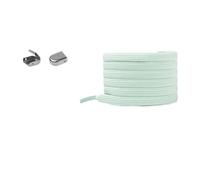 Stringhe elastici senza nodi - Stringhe piatti a regolazione rapida for scarpe da ginnastica e casual - Design universale(Light Green)