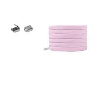 Stringhe elastici senza nodi - Stringhe piatti a regolazione rapida for scarpe da ginnastica e casual - Design universale(Light pink)