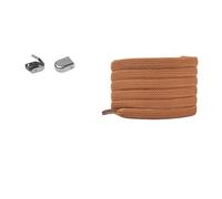 Stringhe elastici senza nodi - Stringhe piatti a regolazione rapida for scarpe da ginnastica e casual - Design universale(Brown)