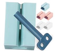 Stringi Dentifricio in Tubo Arrotolabile 6 Pezzi Pp | Bagno, per Schiuma Detergente e Gel in Tubo, Controllo della Dose, Uso Multiplo