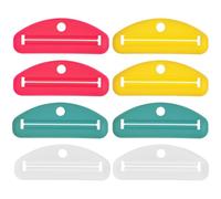 Stringi Dentifricio Manuale 8 Pezzi in Plastico per Bagno e Viaggi | Uso Semplice, Riduce gli Sprechi, Applicazione Ampia su Tubetti Dentifricio e Detergente Viso