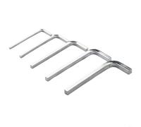 Stringi la tua attrezzatura con questo set essenziale di cinque chiavi a bussola con un innovativo design a forma di L