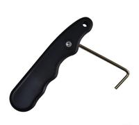 Stringi pieghevoli efficienti per pattini da ghiaccio, stivali e scarpe da ginnastica, con struttura in acciaio inox e profilo sottile (gancio per scarpe nero)