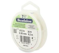 Stringing Wire 7-Strand .012" Diameter 30'/Pkg-Silver Plated
