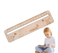Strip Di Lettura | Leggendo La Guida Al Sovrano Di Monitoraggio | Strumento Di Lettura In Legno Righello | Assistenza Per L'apprendimento In Classe Per Gli Studenti Per Bambini Guida Al