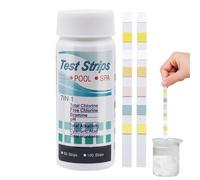 Strip di prova 'acquario - Kit di prova 'acqua per l'acquario a strisce progettata per rilevamento | Kit di provva del serbatoio della durata | Test accurati Durezza totale per il nitrato