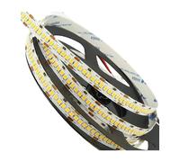 STRIP LED STRISCIA 600 LEDs/M 12V 24W/M LUNGHEZZA 5 MT 2400 LUMEN SENZA GUAINA
