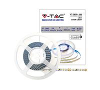 STRISCIA 630 LED B. NATURALE 5MT NO IMPEMEABILE 24V VT-2835IP20-126-LED212594 V-TAC