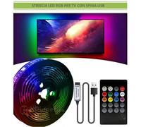 Strip striscia led luce RGB 3 5m per TV televisore retroilluminazione multicolor