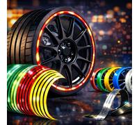 Stripe per cerchi auto con applicatore kit per 4 cerchi adesivo 3M™ SERIE 580E