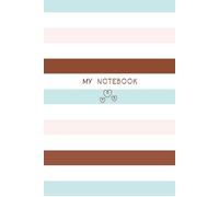 Striped Minimalist Student Notebook My Notebook - School & College Edition: 6 x 9 Inch | 110 Lined Pages | Perfect for Class Notes, Assignments, and Study Plans