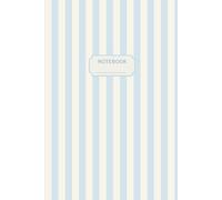 Striped Notebook: Simple lined notebook journal for friends and family