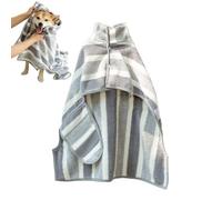 Striped Pattern Pet Bath Towel - Pet Bath Towel | Dog Drying Towels | Dry Pets Grooming Towels | Absorbent Microfiber Striped Blanket for Salon Puppy Bathroom Home Car Rides Shower Beach