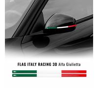 Stripes Strisce Adesive 3D Tricolore Italia per Specchietti Alfa Romeo Giulietta