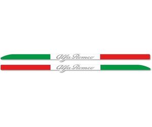 Stripes Strisce Adesive Tricolore Italia Alfa Romeo per Specchietti Stelvio