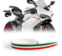 Stripes Strisce Adesive Tricolore Italia per Auto e Moto, 1,5 cm x 4,5 mt