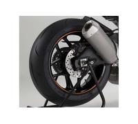 STRISCE ADESIVE ARANCIO PREMIUM PER PNEUMATICI PER MOTO cerchi da 14"a 21"