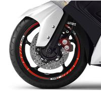 STRISCE ADESIVE CERCHI compatibili x scooter YAMAHA TMAX 2008-2018 anniversario