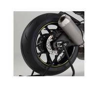 STRISCE ADESIVE GIALLO PREMIUM PER PNEUMATICI PER MOTO cerchi da 14"a 21"